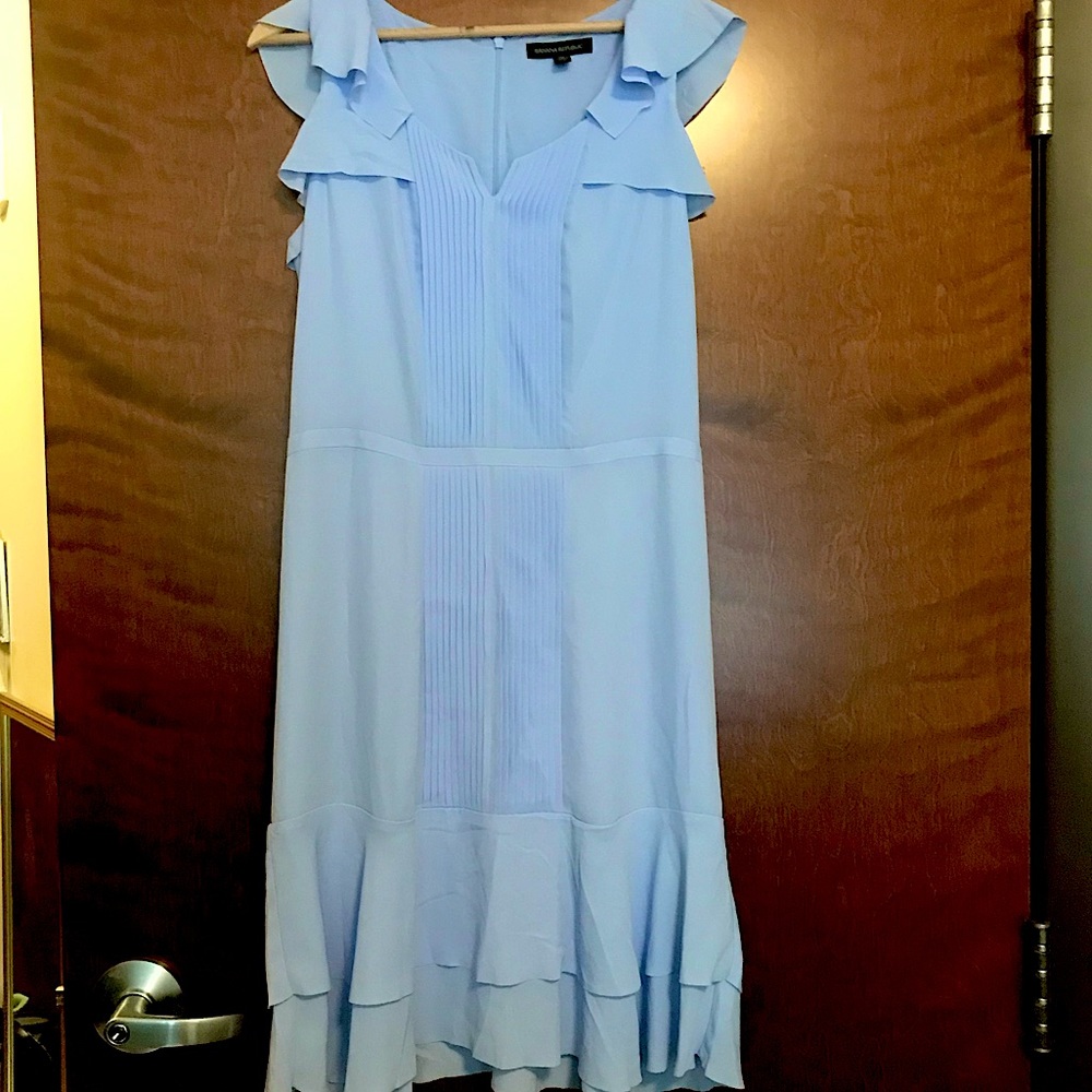Beautiful Banana Republic powder/baby blue dress